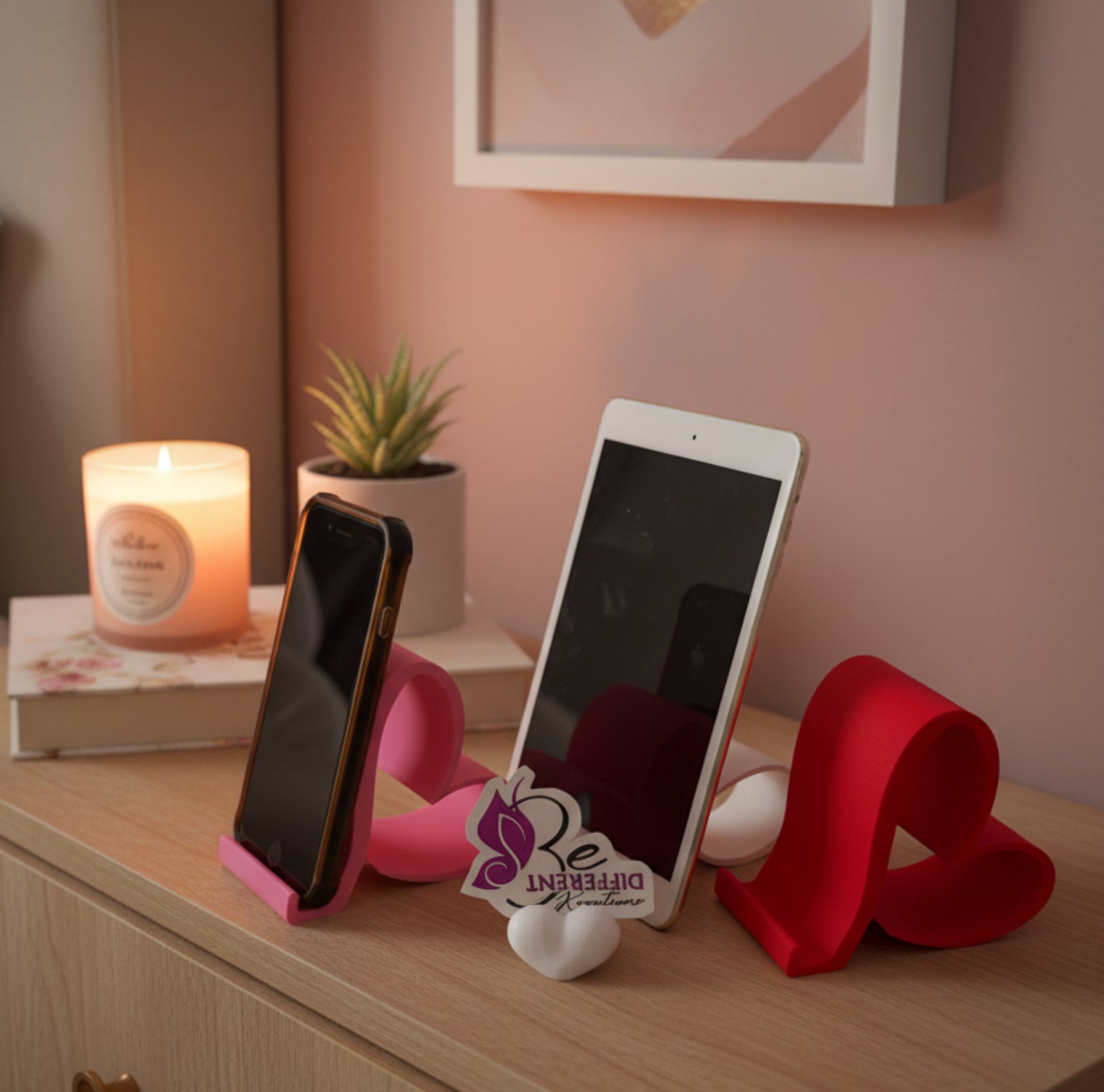 Heart Shape Phone or Tablet Holder