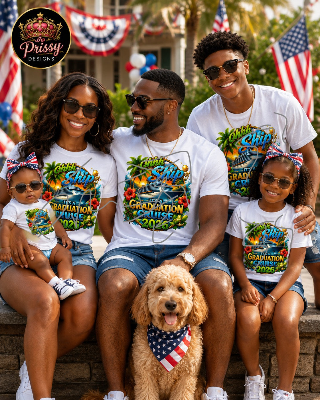 Ohhh Ship Graduation Cruise 2026 Custom T-Shirt
