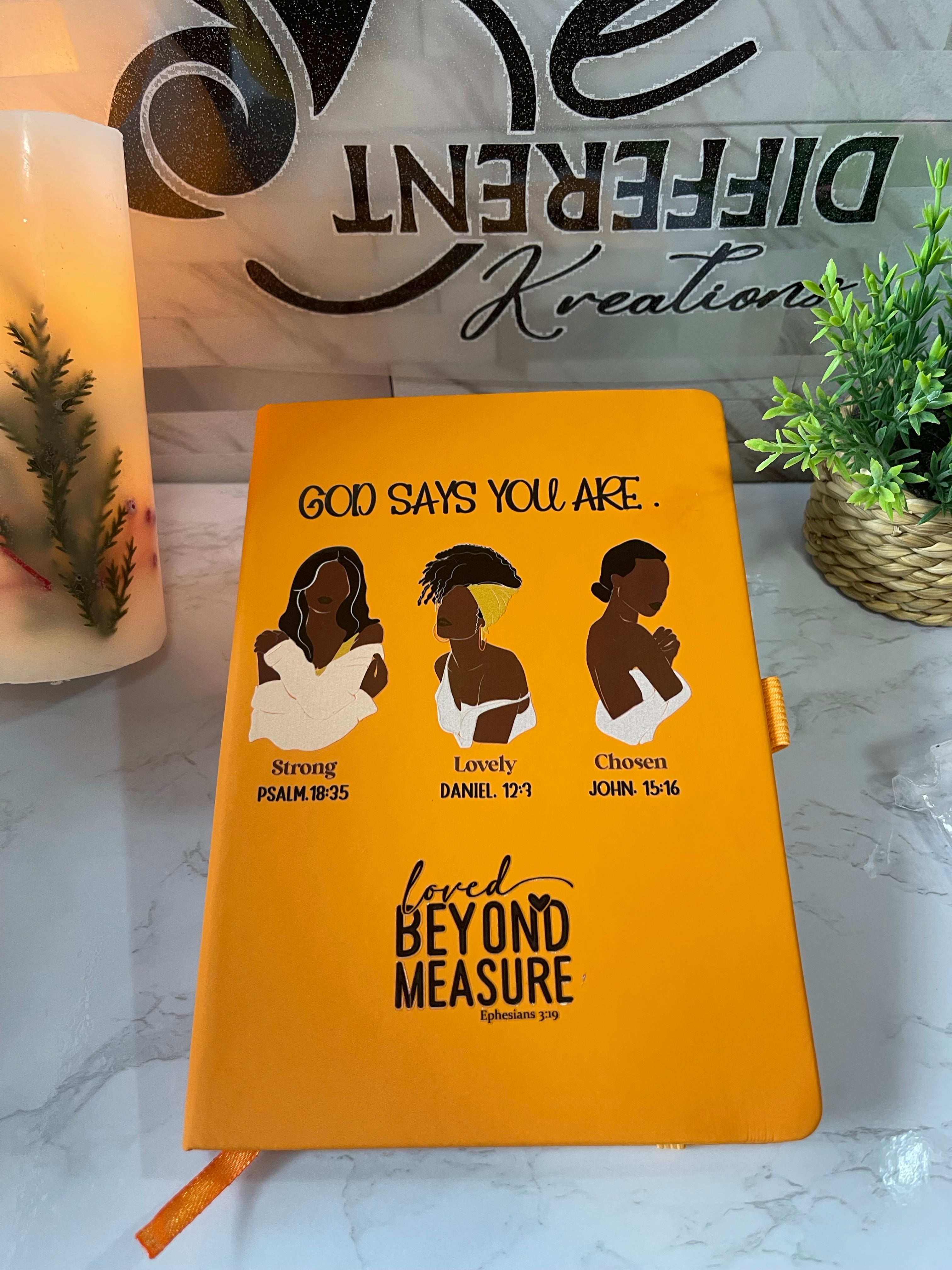 God Says You Are…Journal Notebook