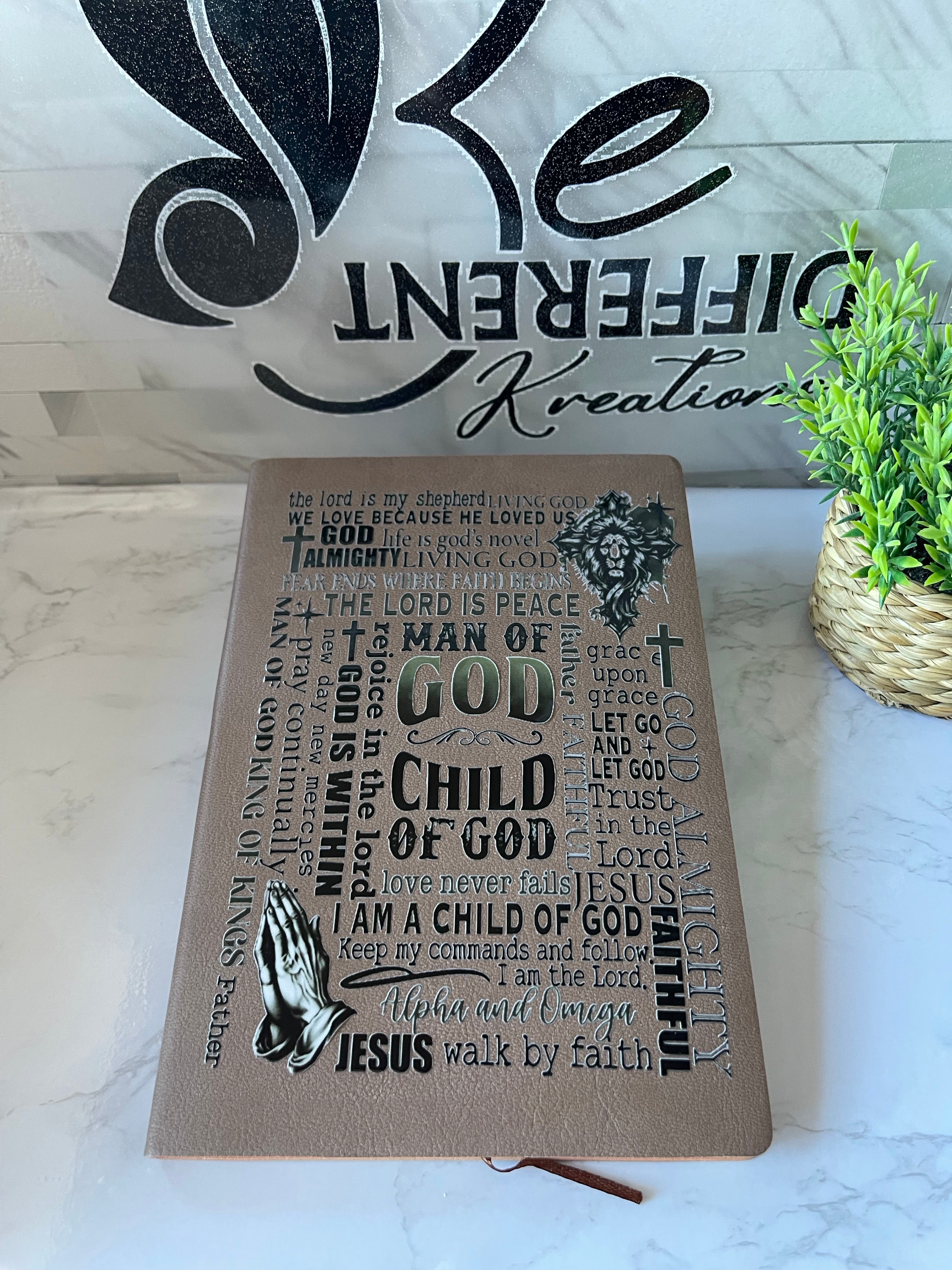 MAN /CHILD OF GOD- Journal Notebook