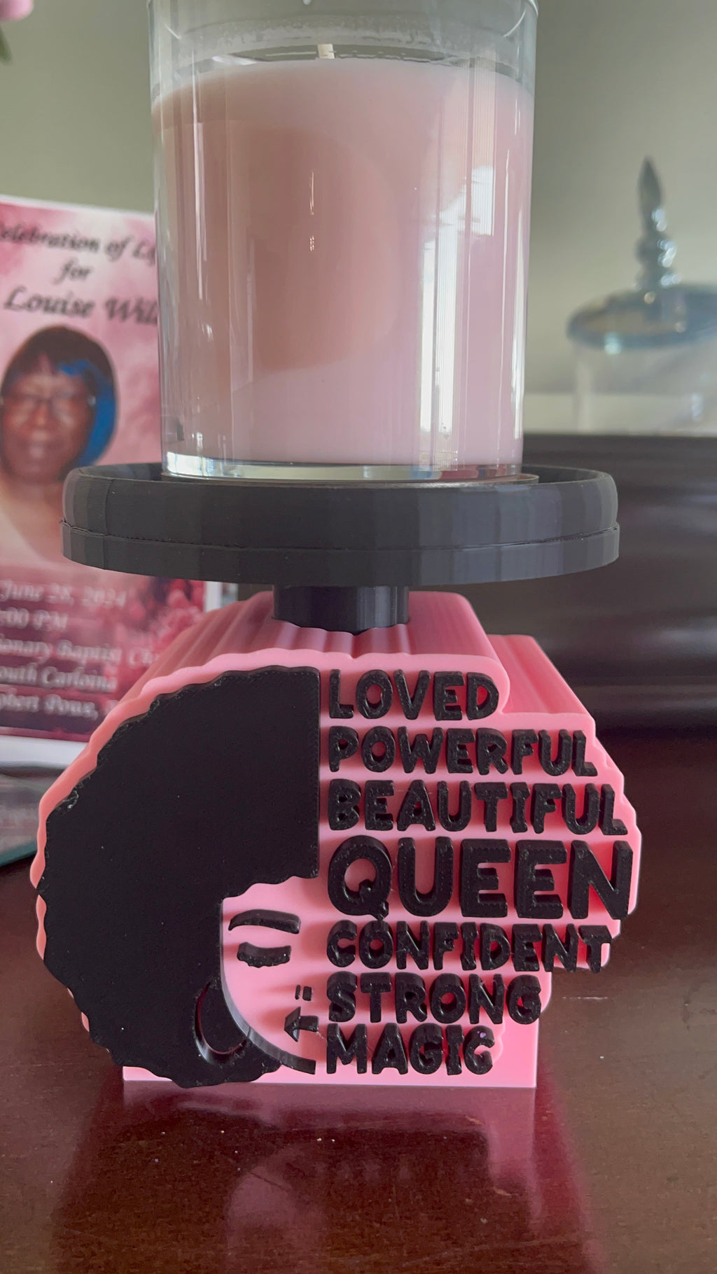 Queen Affirmation Candle Holder