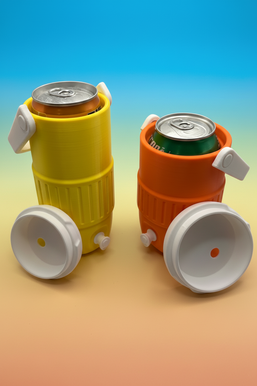 Cooler Can Koozie - Bright Background