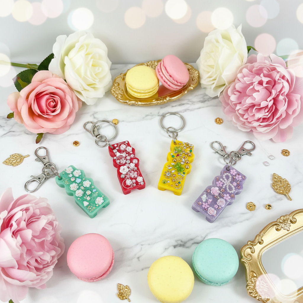 Elegant Keychain Collection Display