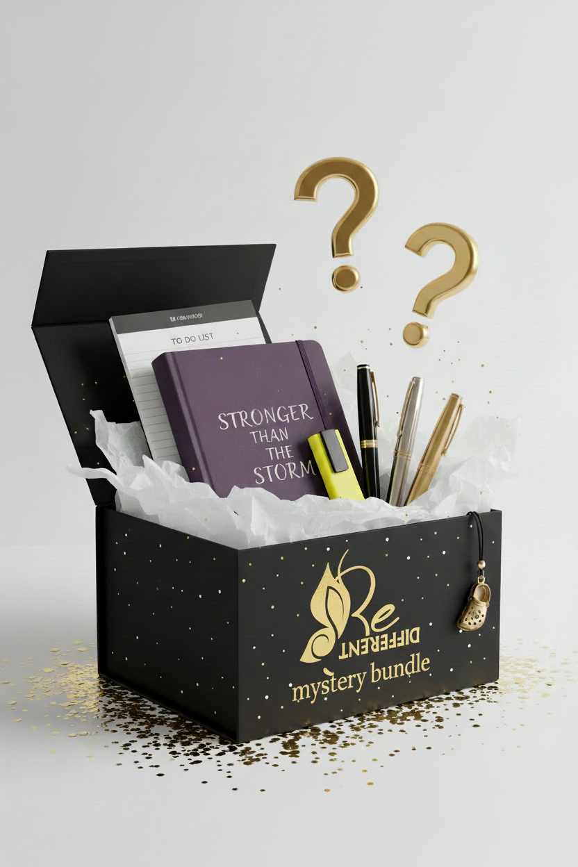 Mystery Bundle Box with Gold Text