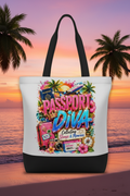 Passport Diva Tote - Tropical Sunset