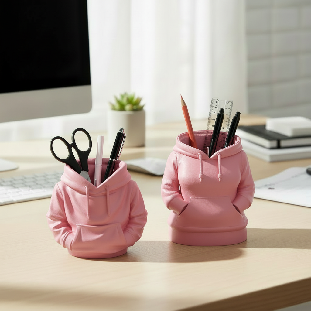 Pink Hoodie Pen Holders