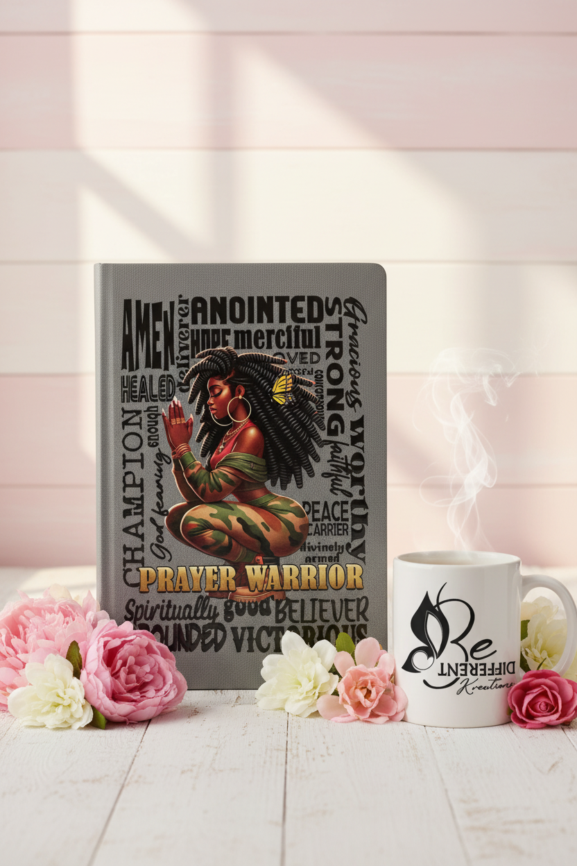 Prayer Warrior - Exact Book Photo with Pink Background