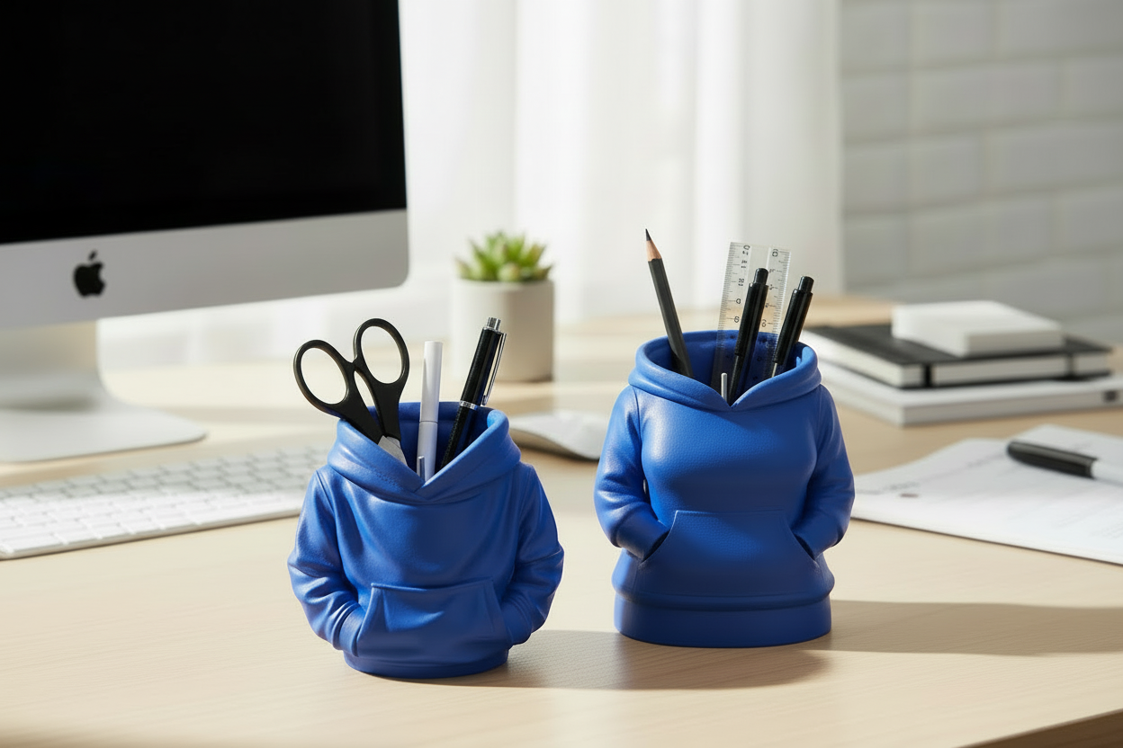 Royal Blue Hoodie Pen Holders - Matching Strings