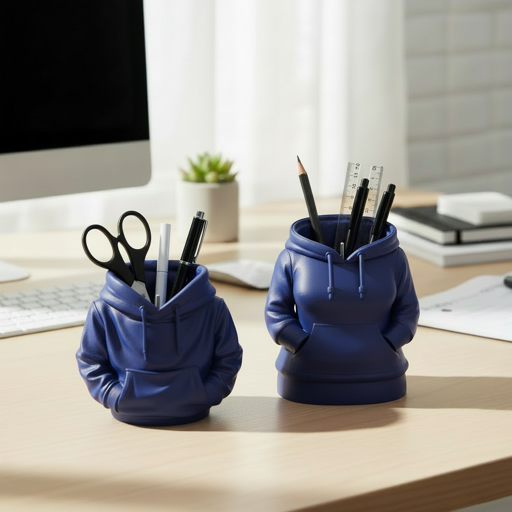 Royal Navy Blue Hoodie Pen Holders