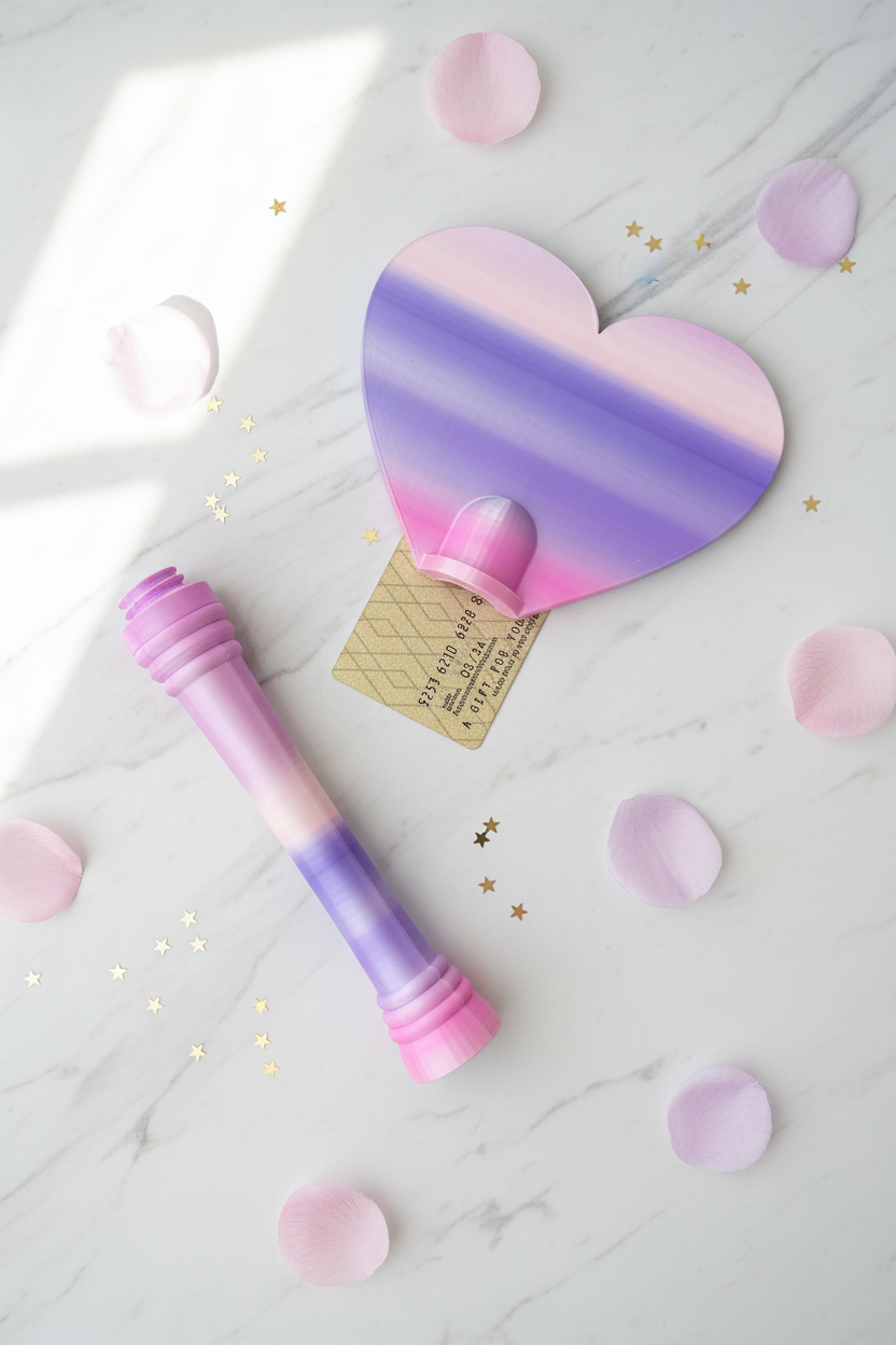 Wand Pieces - Flat Lay on Marble Table